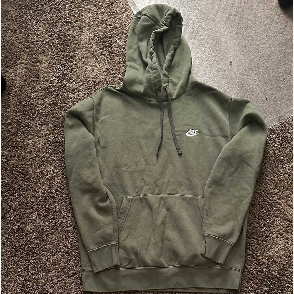 OLIVE GREEN NIKE HOODIE